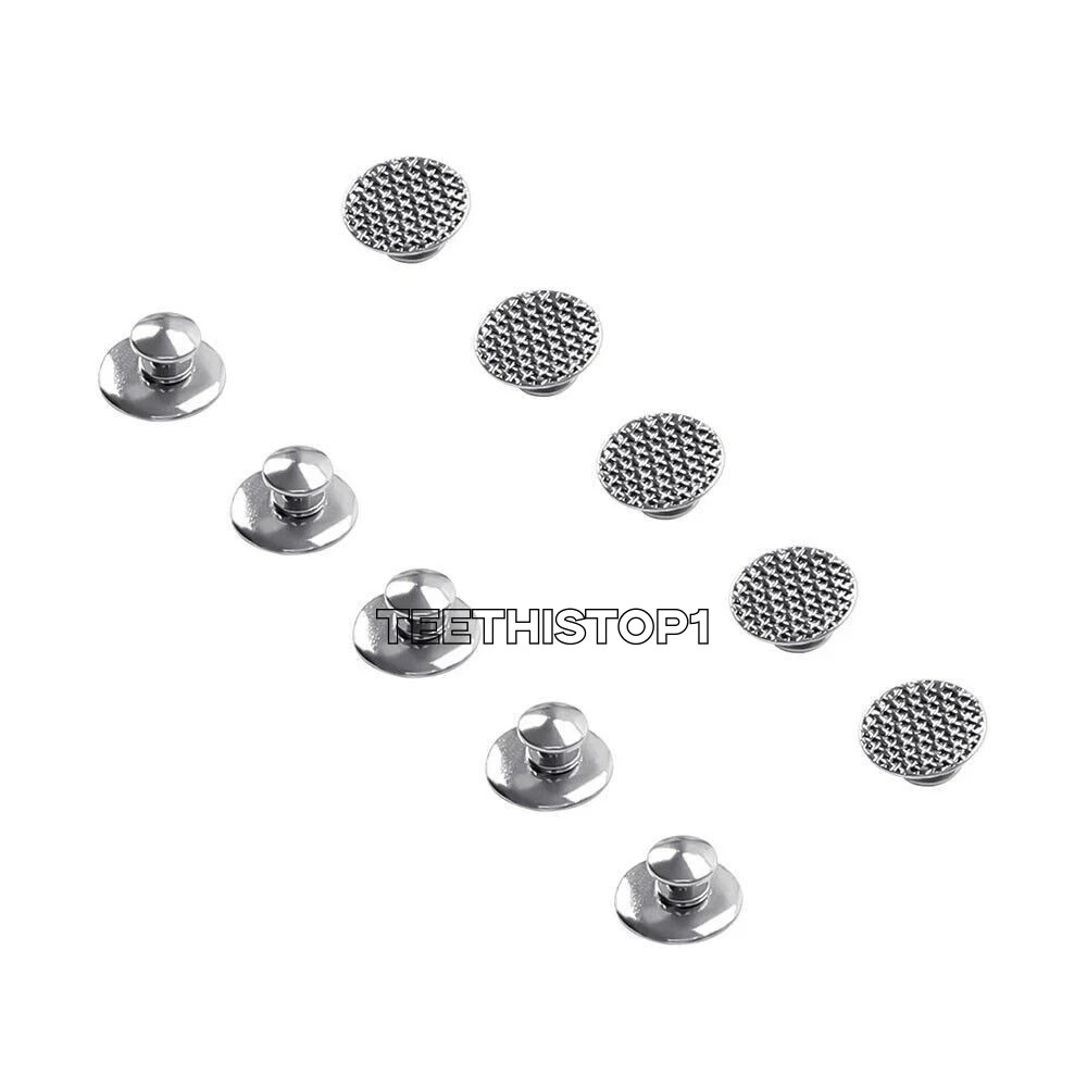 50 Pcs Dental Supplies Orthodontic Ortho Lingual Buttons for Bondable Round Base