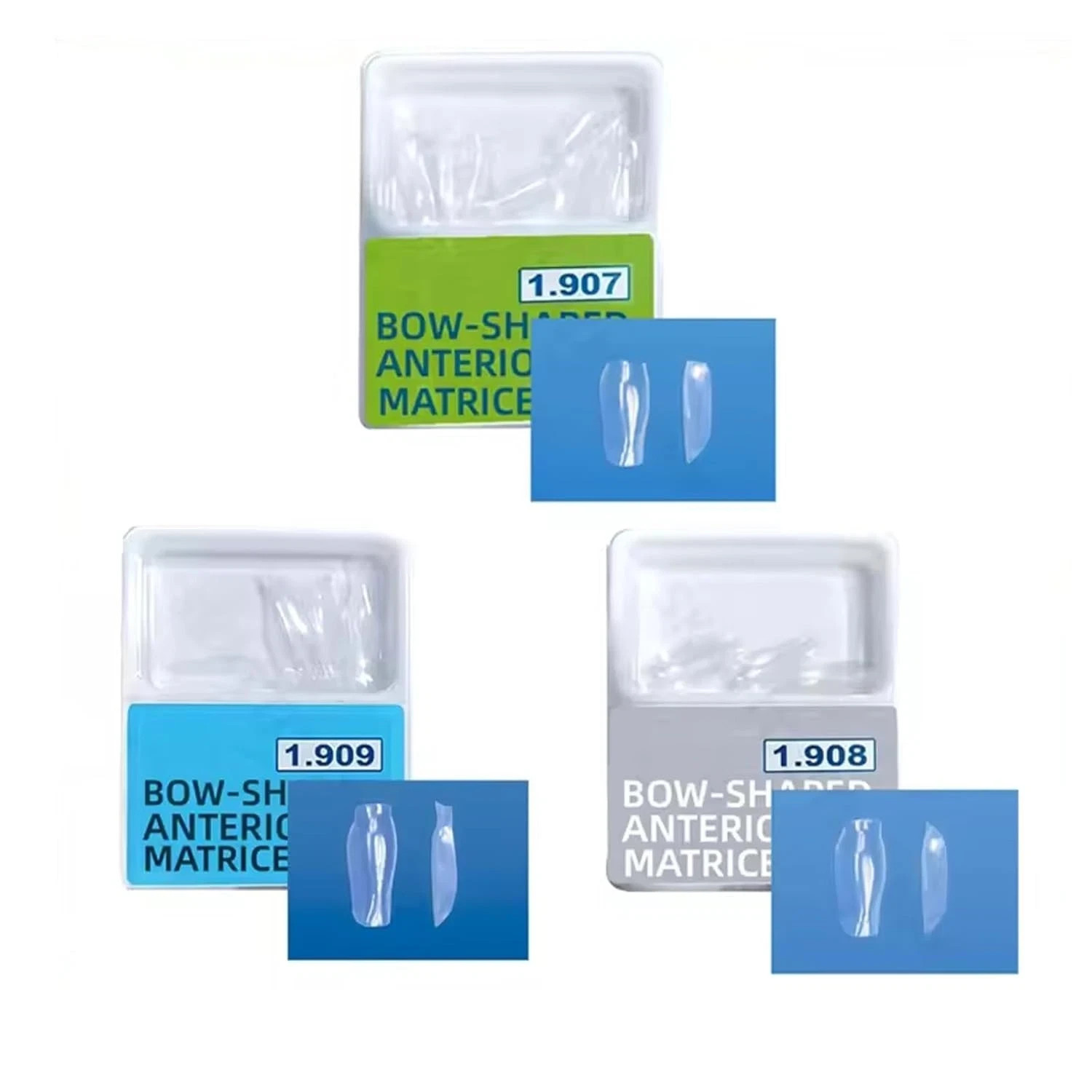 Dental Clear Matrix TOR VM Anterior Matrices Bow BT Matrices Fits Bioclear L/M/S