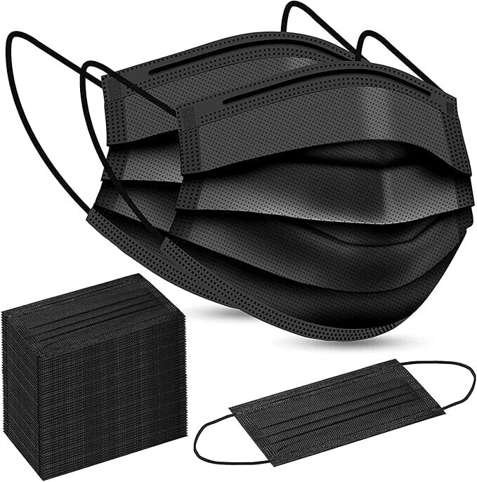 GP Craft 50/100 Pcs Disposable Face Cover 3-Ply Filter Breathable Earloop Masks