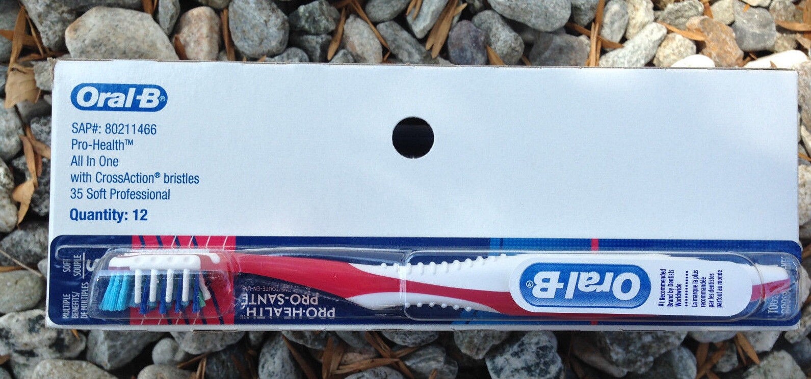 24 Crest Oral-B Toothbrush Adults CrossAction Pro-Health Soft #80211466