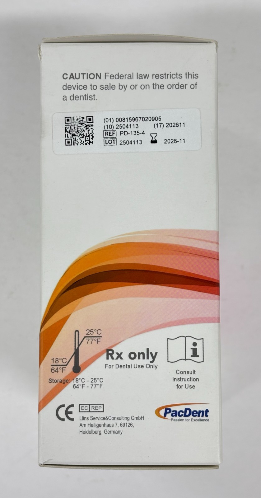 PacDent Elements ULTRA IMPRESION VPS LIGHT BODY 4 x 50ml(76g) CARTRIDGE
