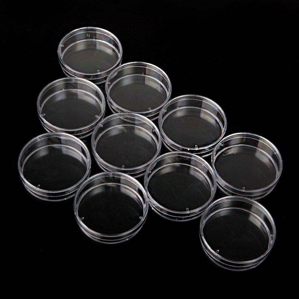 5Pcs/Pack35-90mm Plastic Petri Dishes For Plate Bacterial Yeast
