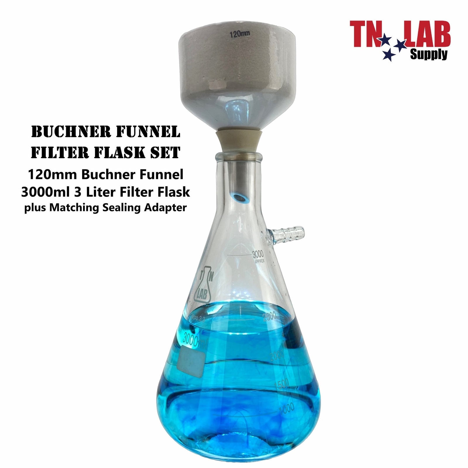 TN LAB Buchner Funnel Filter Flask SET KIT Family
