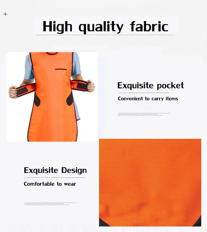 Durable Lead Rubber X-Ray Apron with Thyroid Shield for Dental and Clinic Use
