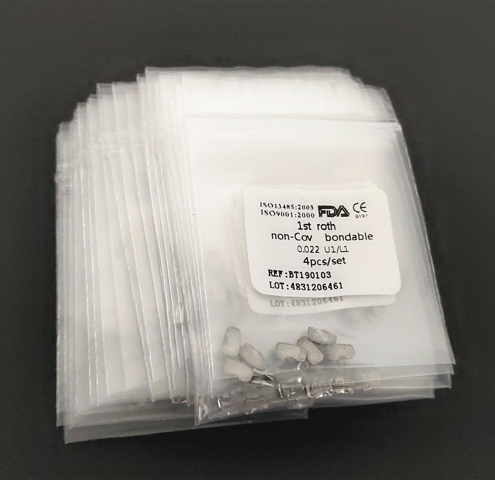 Dental Orthodontic Buccal Tube 1st/2nd Roth .022 Molar Bondable No-convertible