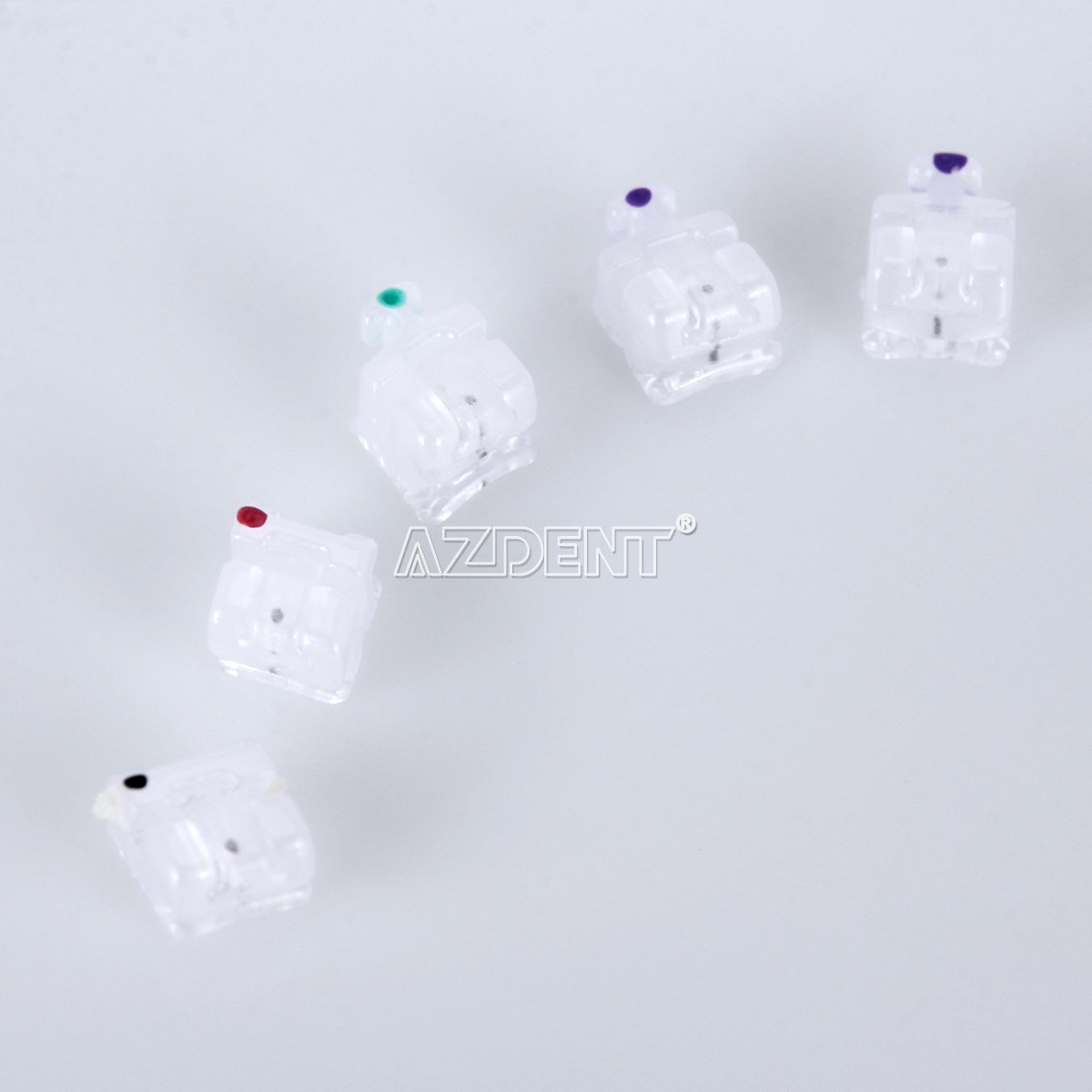 Dental Orthodonic Brackets Braces Self-Ligating Roth MBT 022 345 Buccal Tubes