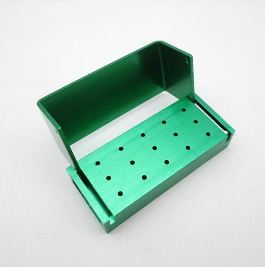 Dental Bur Holder Block Disinfection Box 10/15/16/24/30/56/100/142/152 Holes