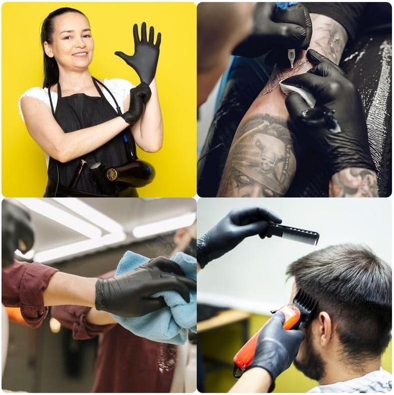 Ambidextrous Level 3 Nitrile Gloves – Professional Disposable for Sensitive Skin