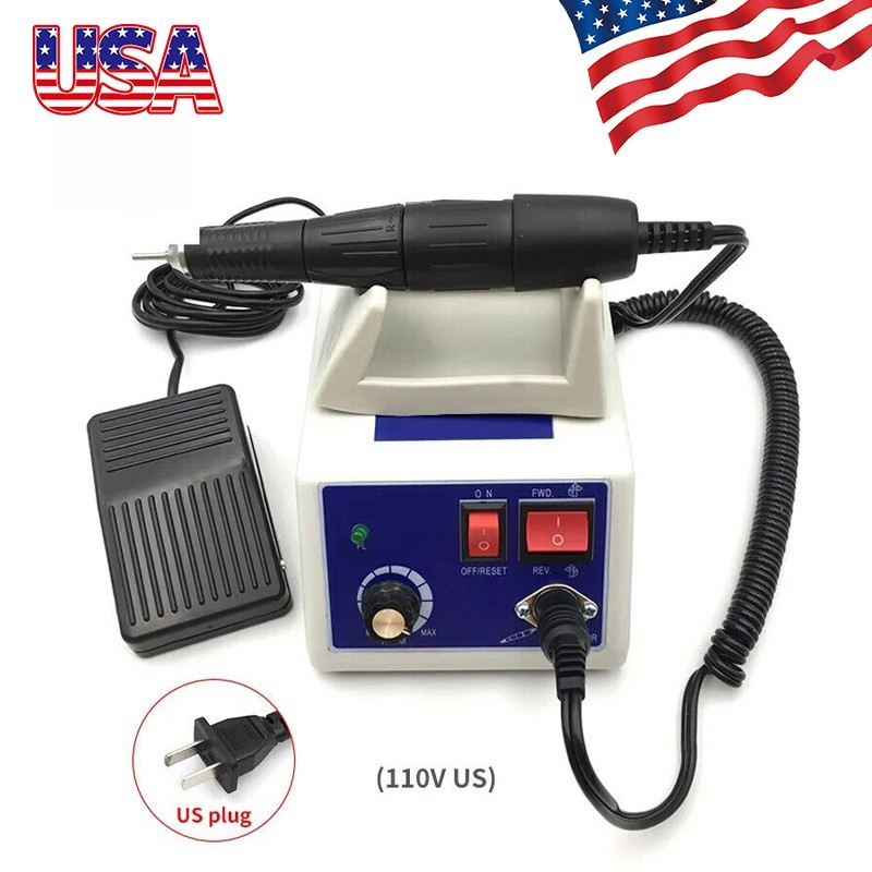 Dental Lab MARATHON-III Electric Micromotor +Contra Angle Straight Handpiece Kit