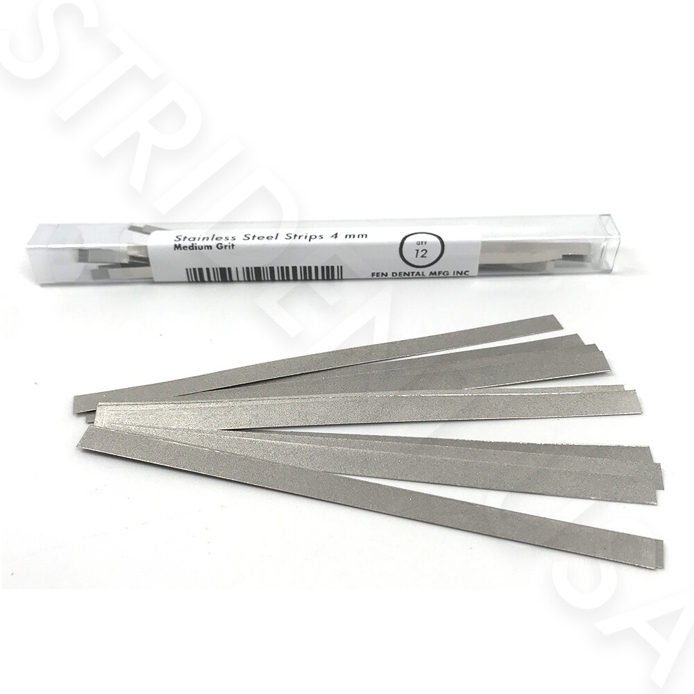 Stainless Steel Metal Dental Polishing Strips – Multiple Sizes & Quantities