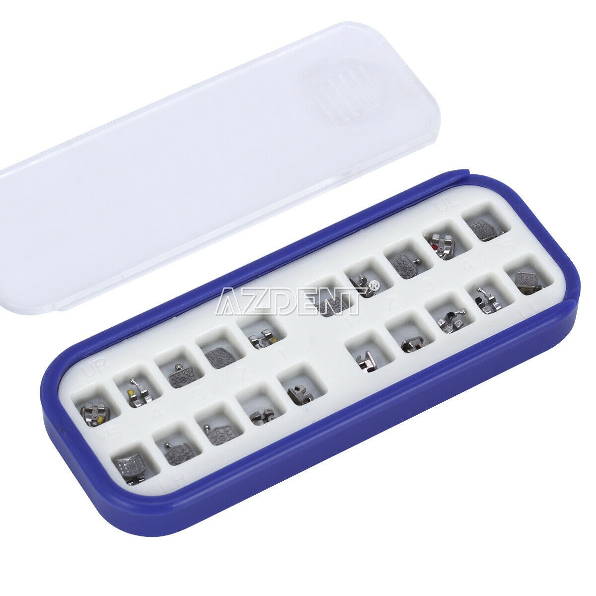 Dental Orthodontic Bracket MIM Monoblock Metal Braces Mini MBT.022 345 Hook