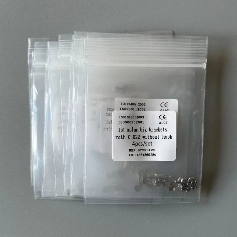 20Kits Dental 1st Brackets Molar Wide Big Bracket Orthodontic Roth MBT Edg 022 H