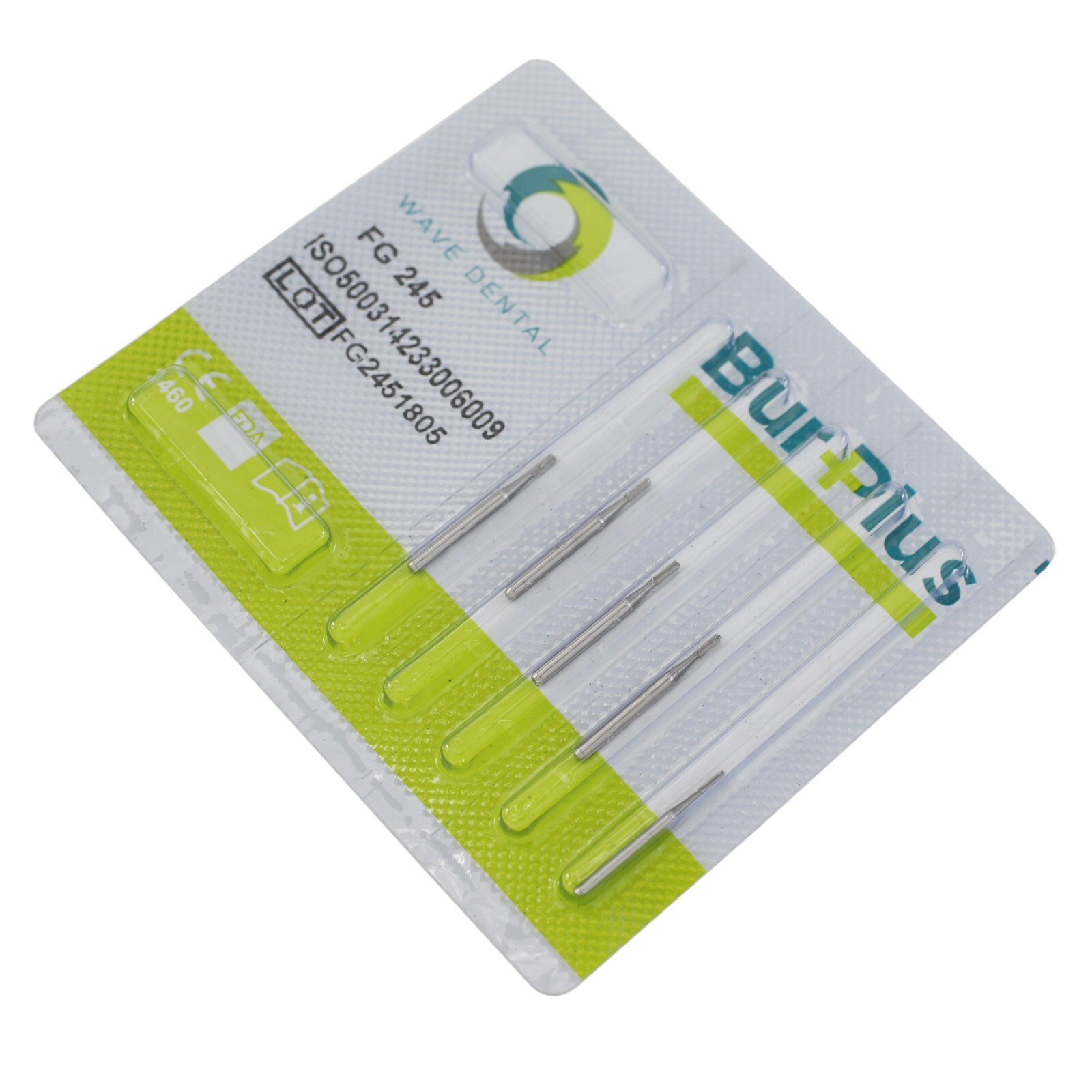 Wave Dental Carbide Burs FG 245 High Speed Friction Grip Domed Fissure Midwest