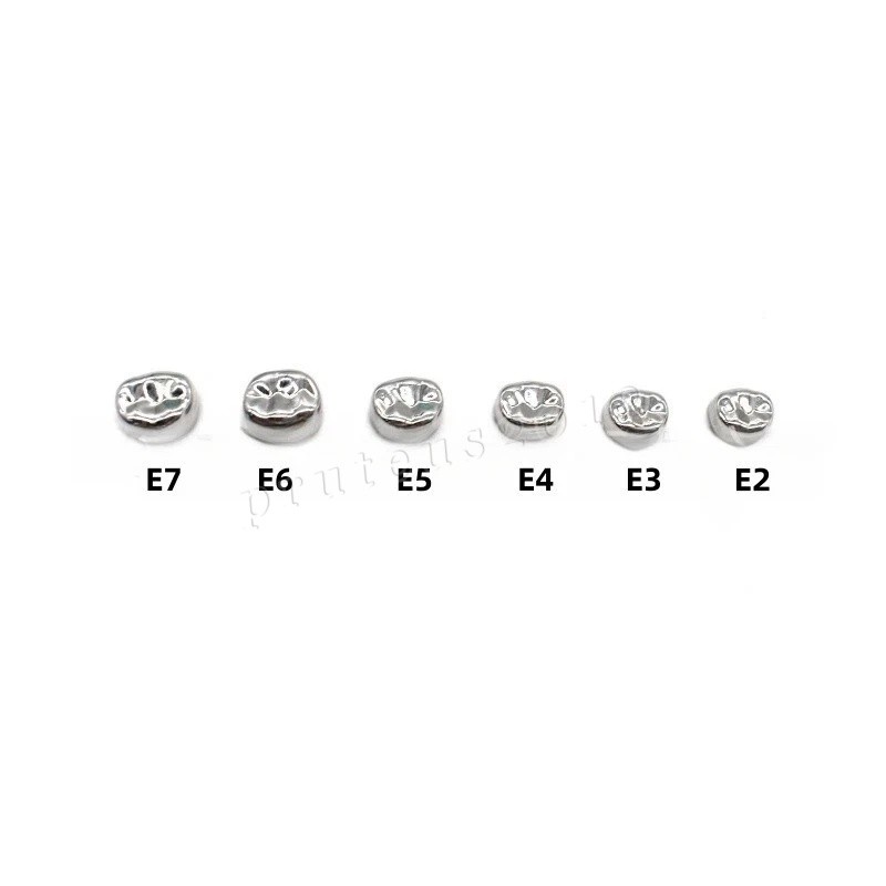 Dental Material Children’s Stainless Steel Baby Teeth Prefabricated Crown 48/Box