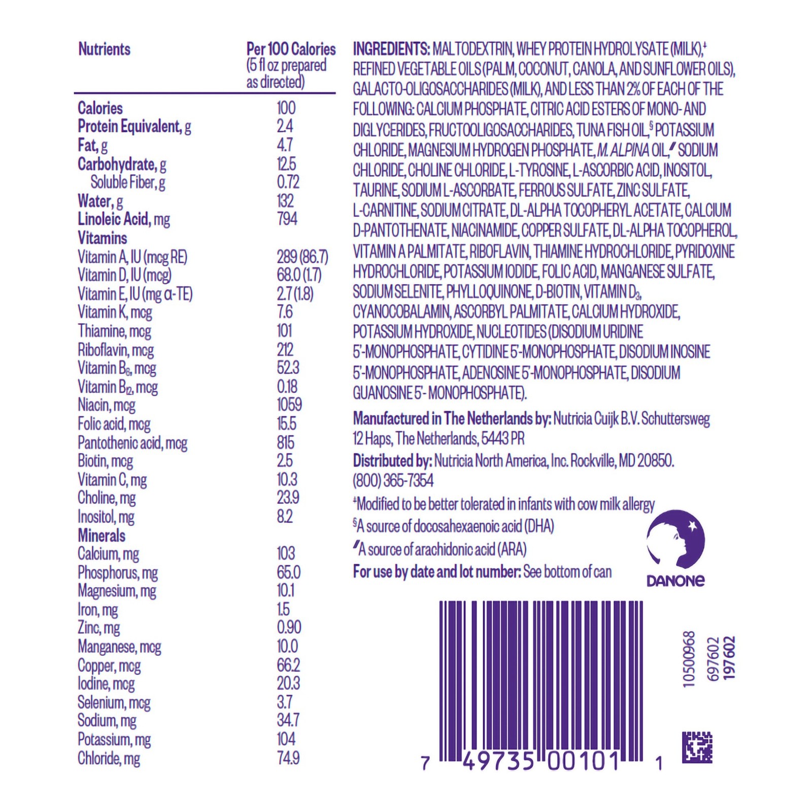 Pepticate™ Hypoallergenic Infant Formula, 13.2-ounce can – Each