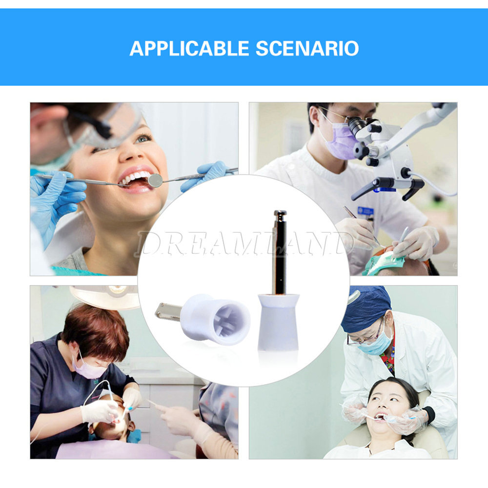 100pc Dental Prophy Polishing Cup Cups For Contra Angle Handpiece Latch CE