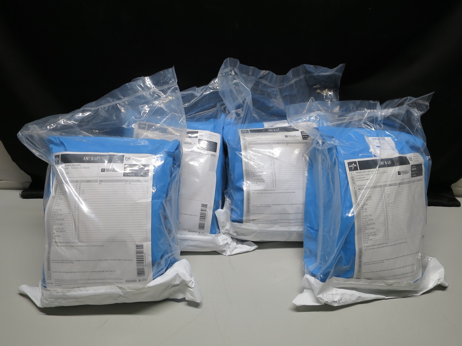 Medline ENT Tray II, DYNJS0703 Case of 4 Exp 01/2028