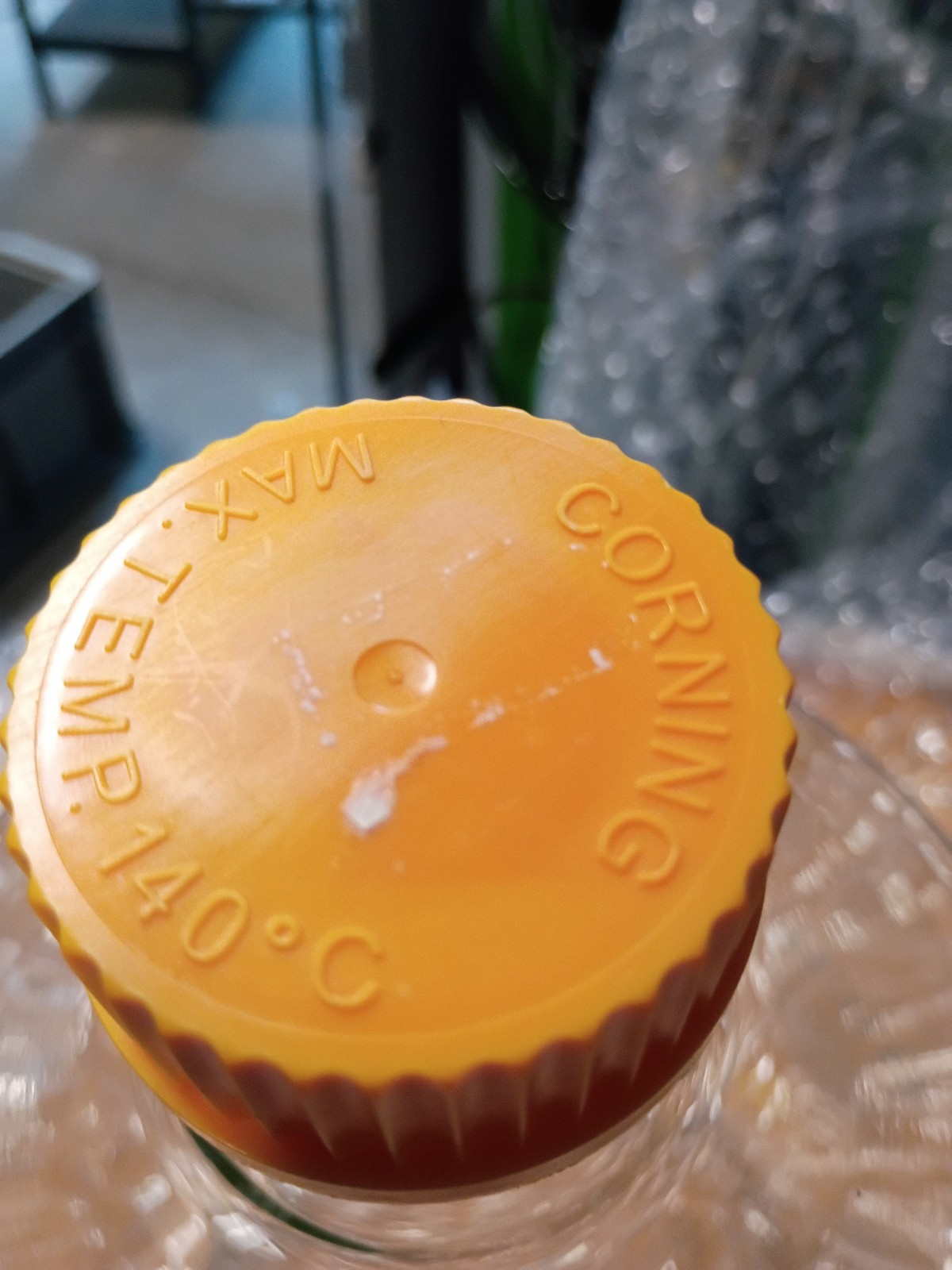 Corning Graduated Media Storage Bottle 5000ml GL-45 Screw Cap 1395-5L Pyrex