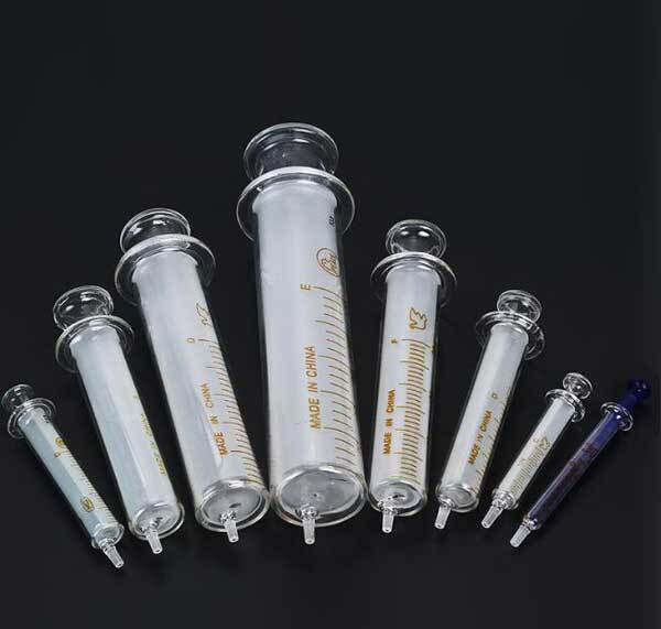 1ml – 100ml Luer Lock Tip Glass Syringes Sampler Chemistry Laboratory Injector