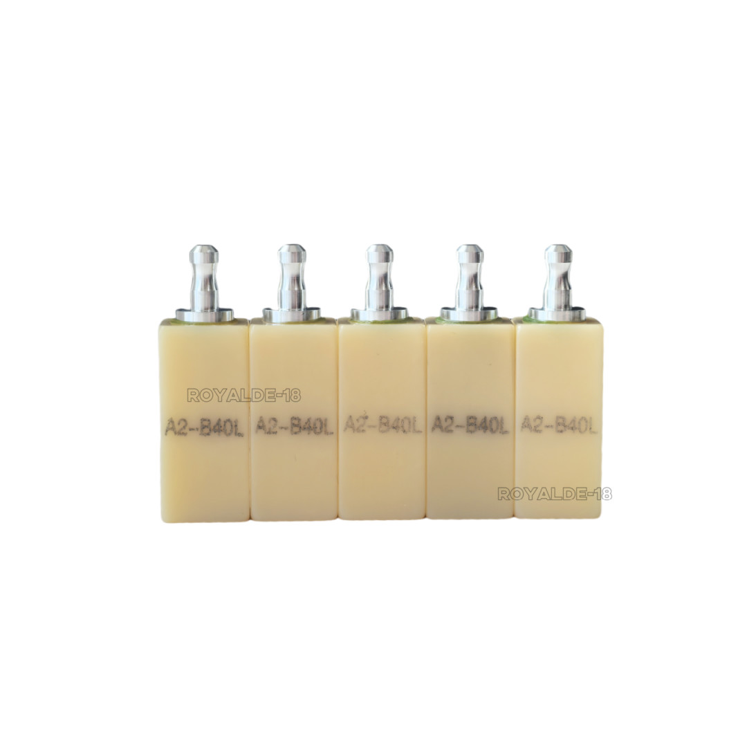 5Pcs Dental Non Firing PMMA Blocks CAM CAD CEREC A2 B40L Milling Sirona Sinter