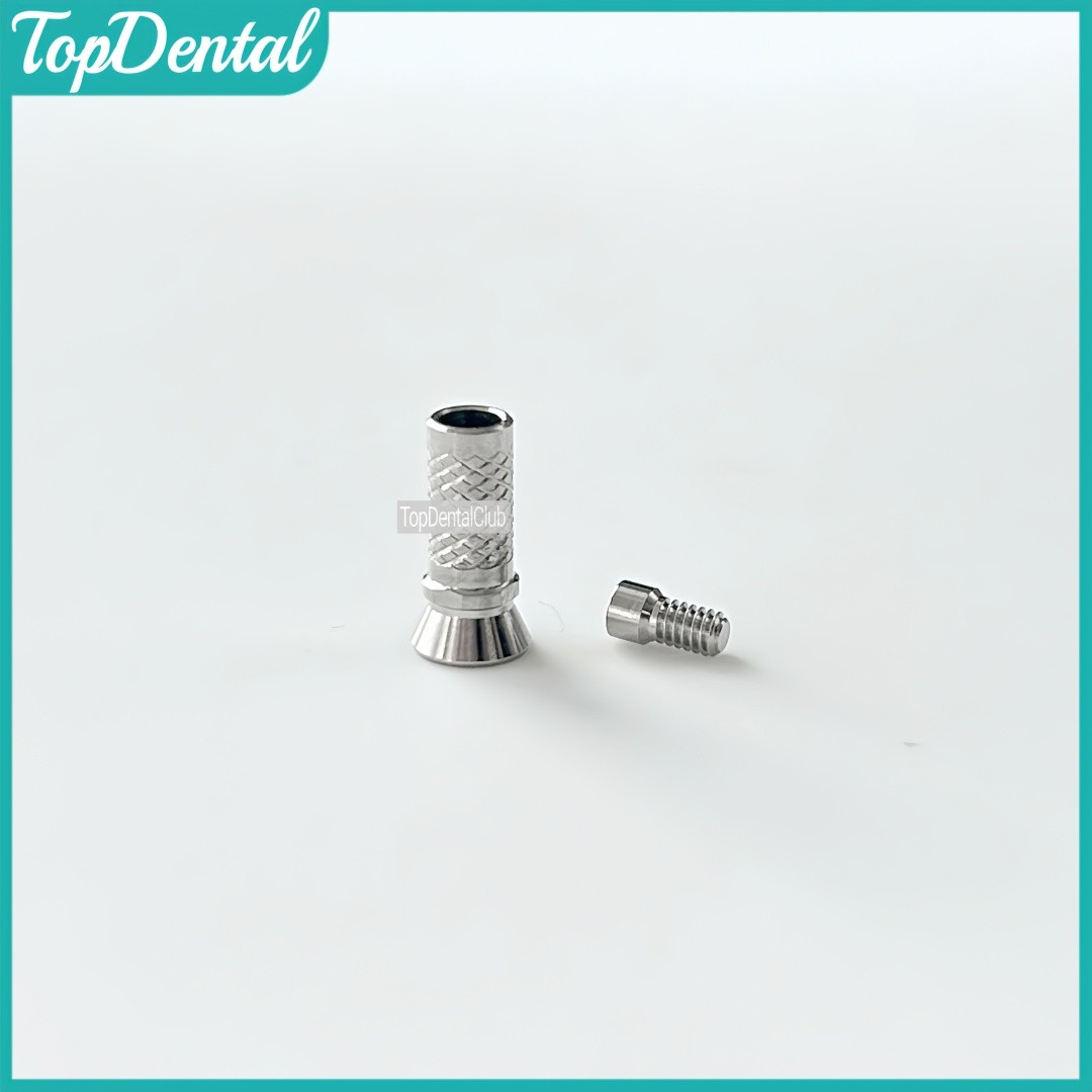 ⌀5.0 Dental Titanium Cylinder Multi Unit Temporary Abutment Screw Ti MU Fits OSS