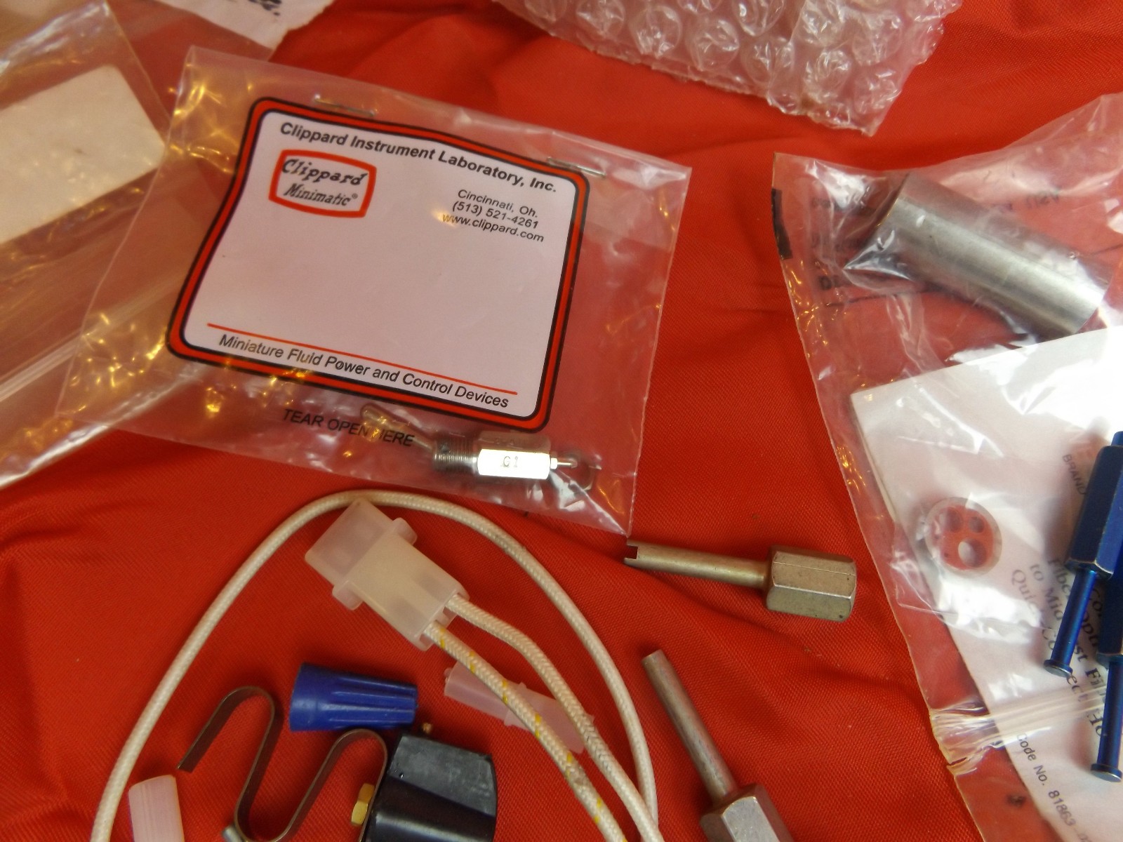 Dental Unit, Equipment, Parts, Misc. Lot, SE Valves, HP. Block Gasket, Cerec Bur