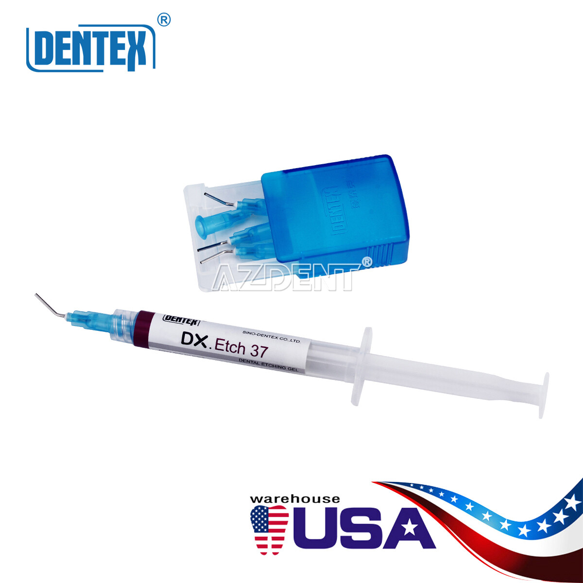 Dental Light Cure Composite Resin Etching Adhesive Kit/ LED Curing Light Lamp