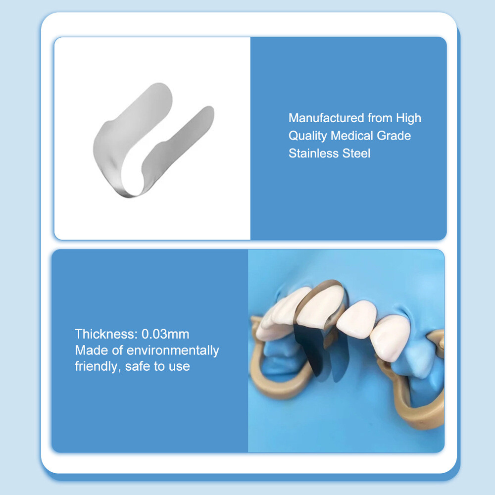 30Pcs/Box Dental Anterior Twin Matrices Cervical Matrix Similar Unica TOR System