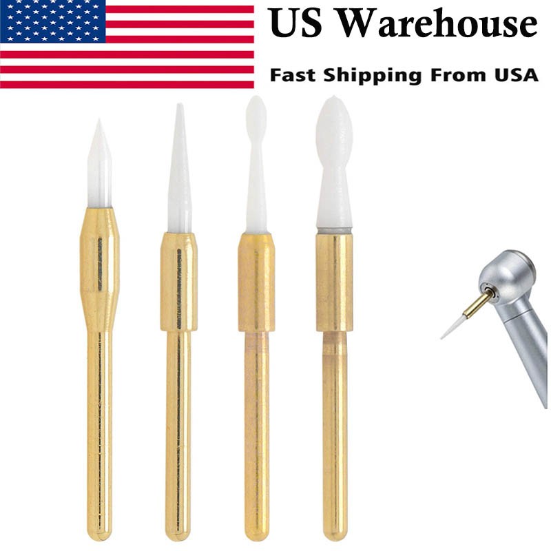 Dental Surgical Soft Tissue Trimmer Ceramic Burs Gingival Precise Cut Burs 4pcs