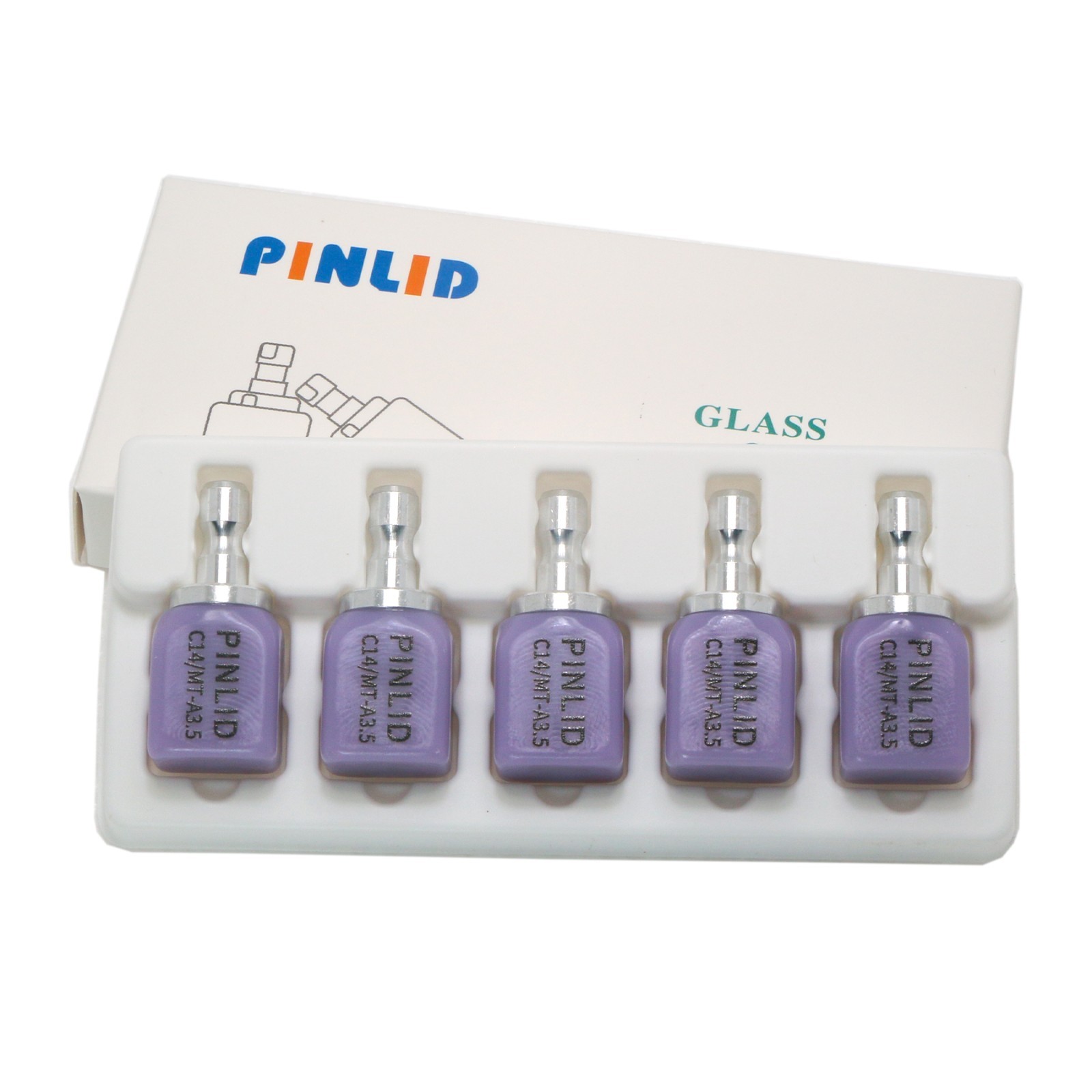 C14 MT Emax Dental Glass Ceramic Blocks Lithium Disilicate CAD/CAM CEREC For Lab