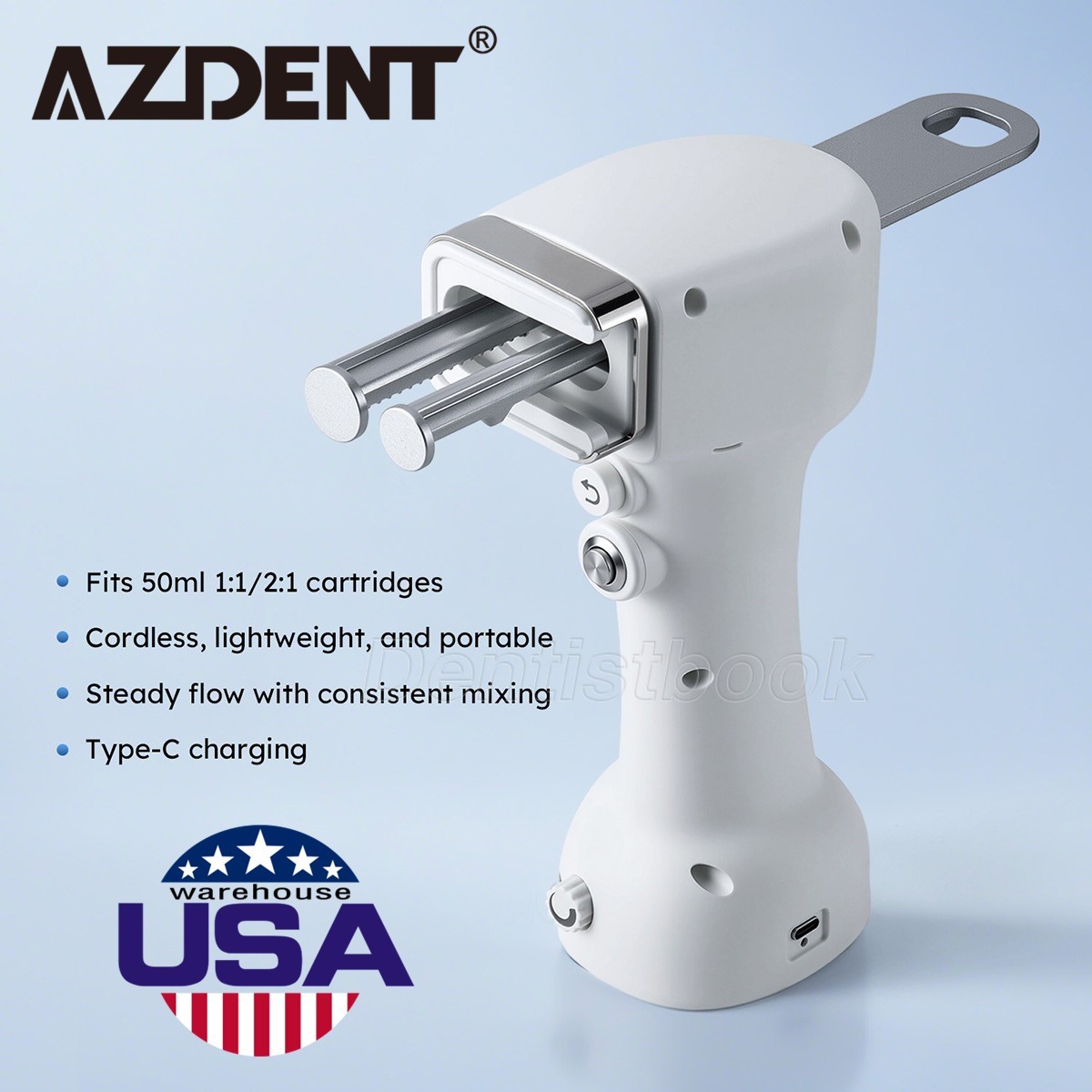 1:1/2:1 Dental Automatic Impression Mixer Dispenser Gun Mixing Electric Machine