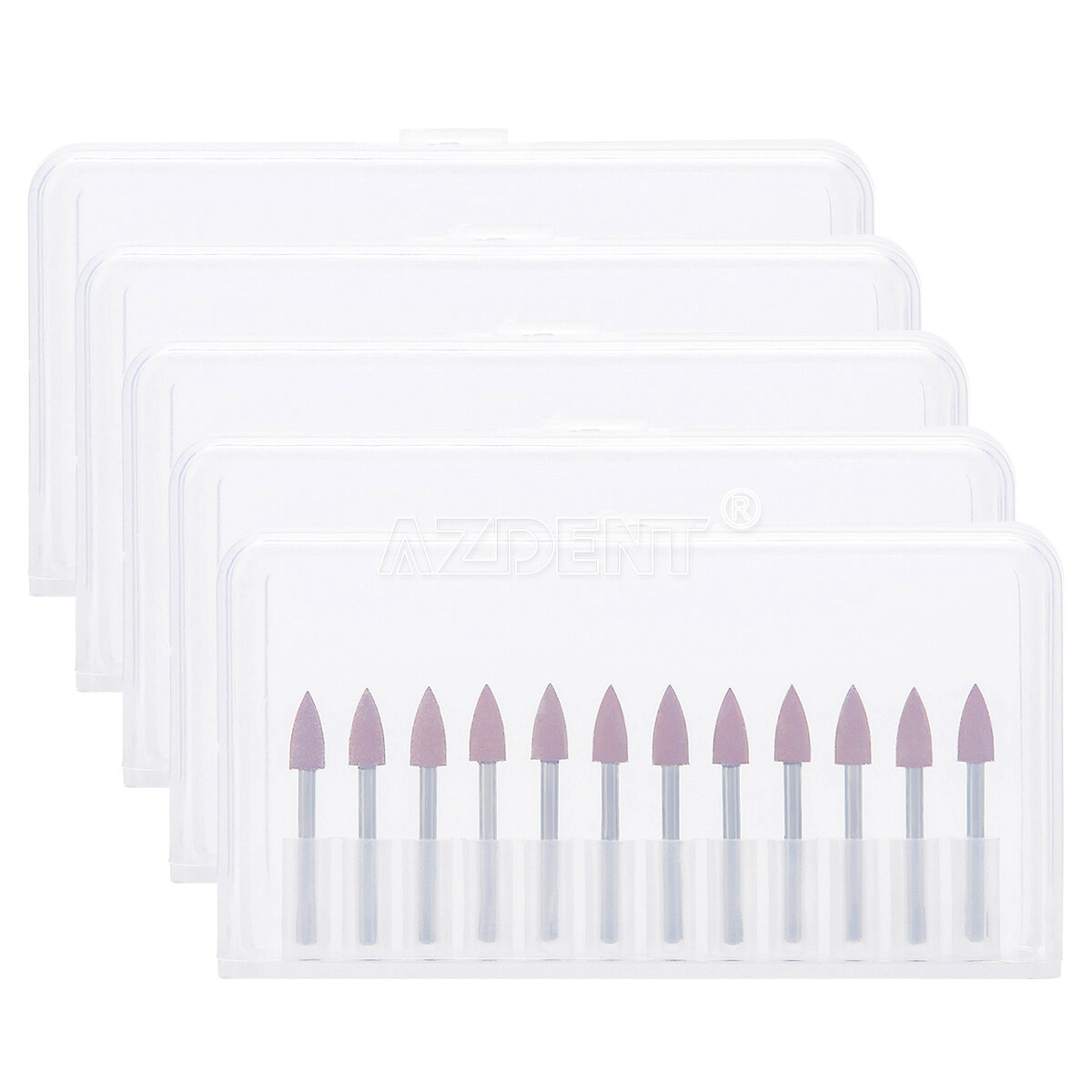 5 Packs Dental Brownie Mini Points Polishers Burs FG 0413 FG 1.6mm High Speed