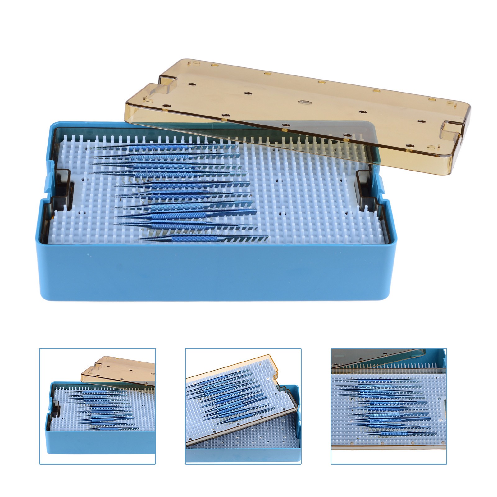 Double-layer Large Autoclavable Sterilization Case Tray Disinfection Box USSTOCK
