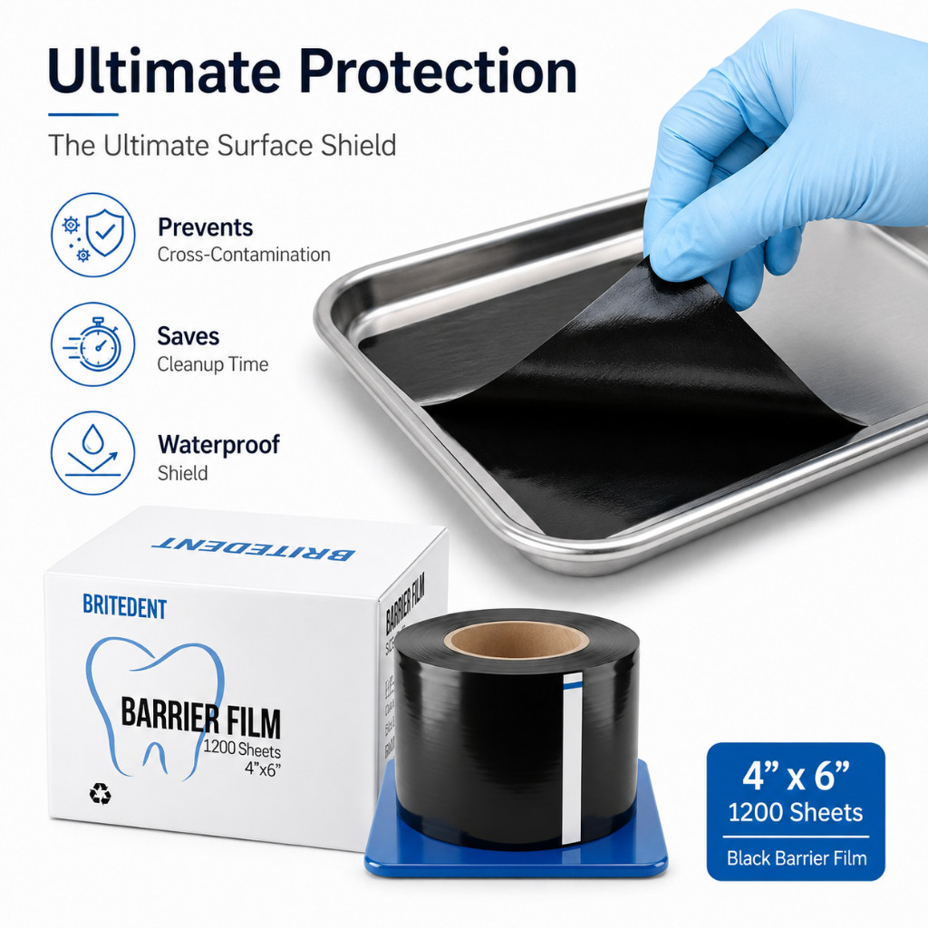 Adhensive Barrier Film 4″X6″ 1200 PERFORATED SHEETS FOR DENTAL, MEDICAL, TATTOO