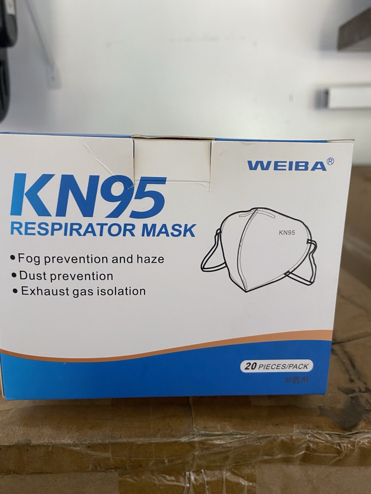 20 PCS KN95 Protective Disposable Face Mask Respirator