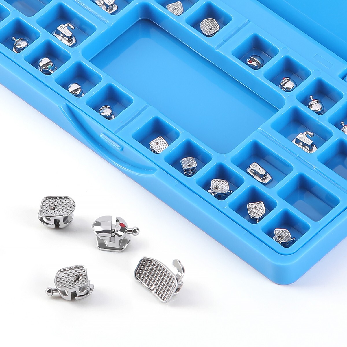 Dental Orthodontic Spherical Self-Ligating Bracket Braces Roth.022 Hooks 3-4-5