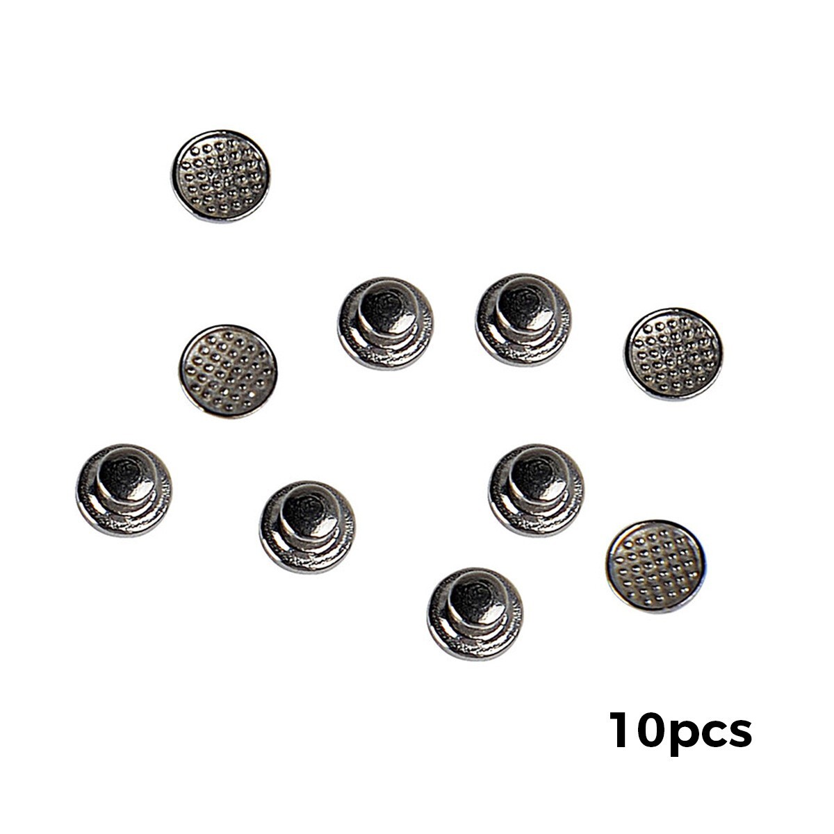AZDENT Dental Orthodontic Lingual Buttons Bondable Round /Crimpable Hook Stops