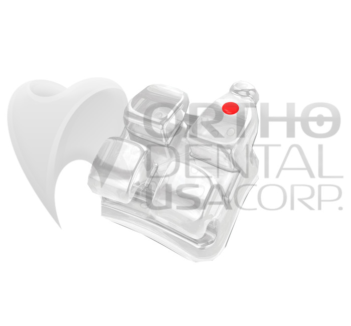 Sapphire Bracket W/H 3, 4, 5 .022″ 20 pcs Seller USA Seller Orthodentalusa Corp