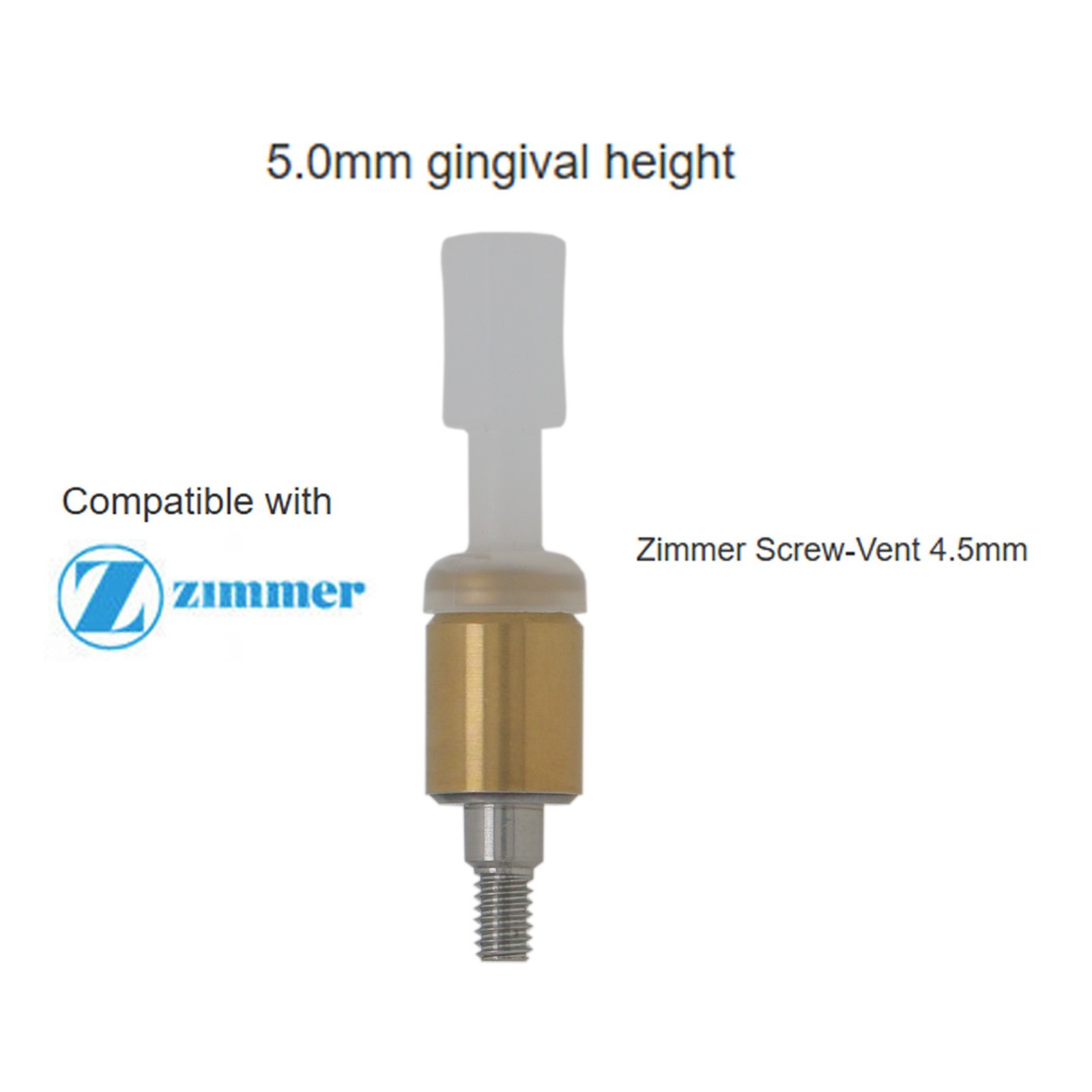 1Pcs Implant Removable Locat0r Abutment Diameter Ø3.5mm/4.5mm,For Zimmer MIS