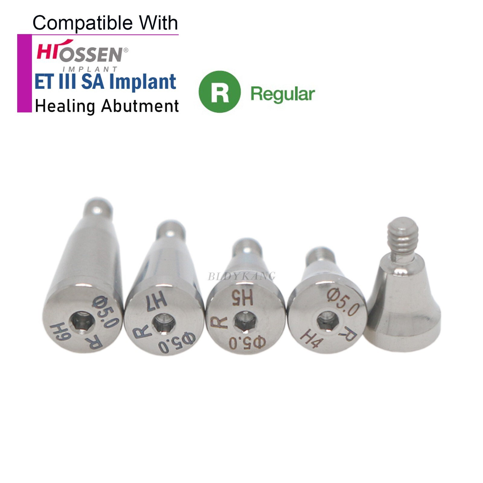 Dental Healing Abutment Mini Regular Platform Fits Osstem Hiossen