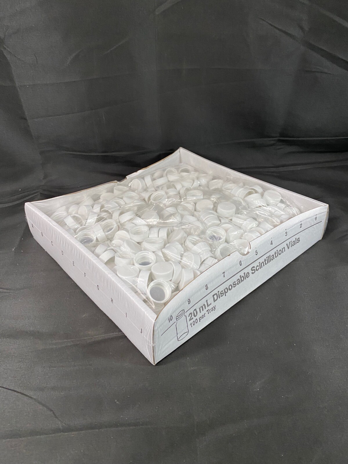 LABORATORY 20mL Scintillation Vial Caps Foil Lined 22-400 Thread (500/cs)