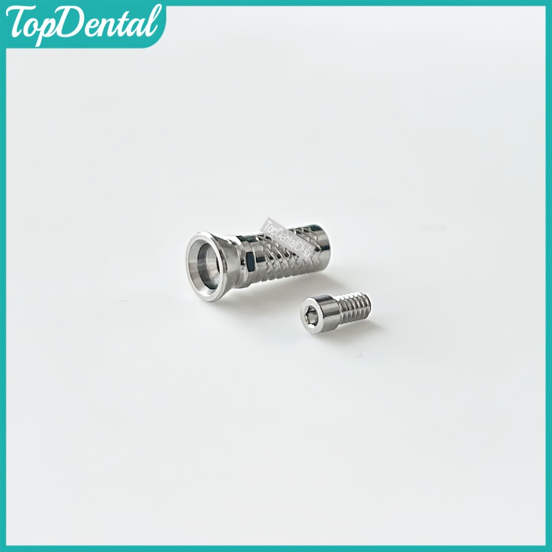 ⌀5.0 Dental Titanium Cylinder Multi Unit Temporary Abutment Screw Ti MU Fits OSS