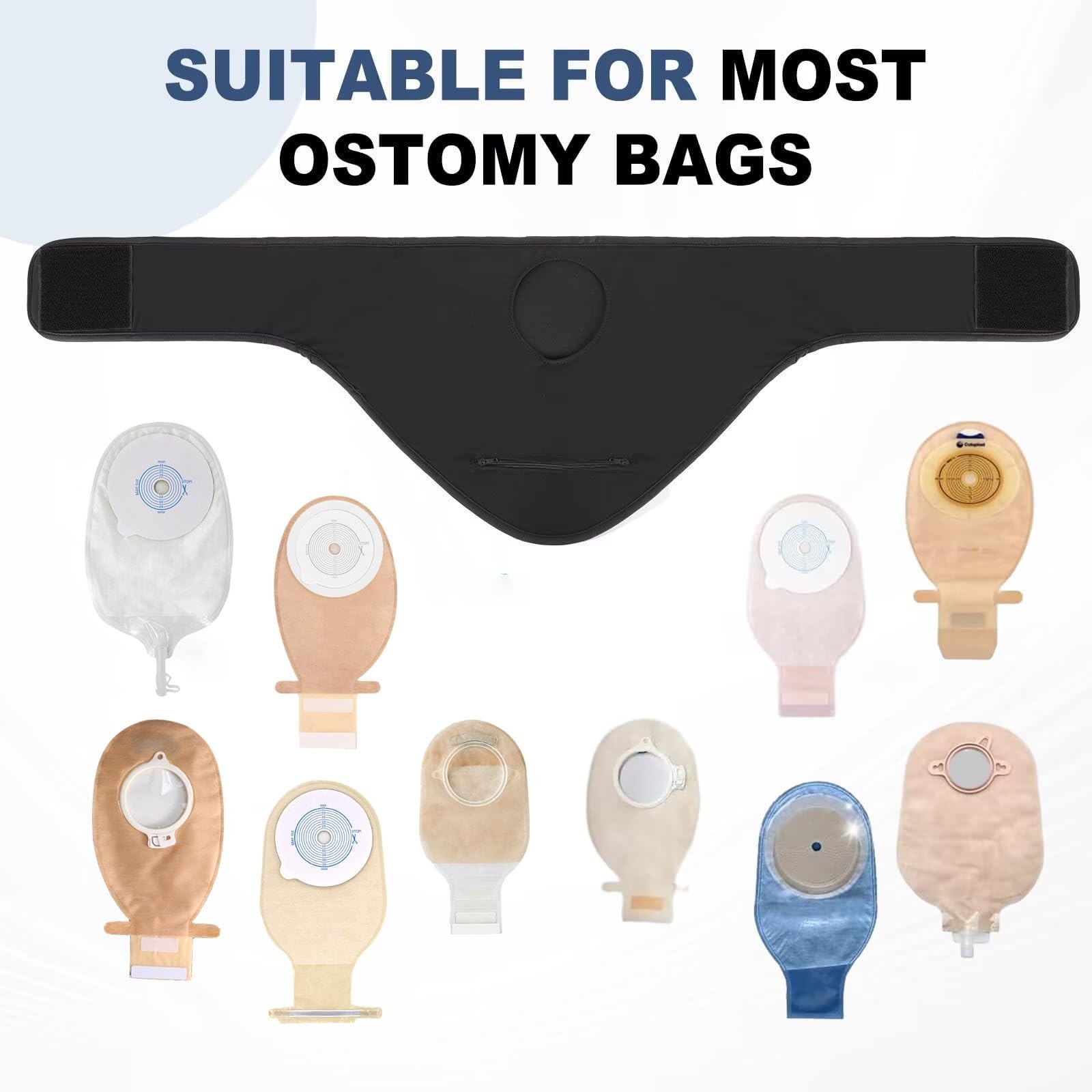 Ostomy Waist Bag Adjustable Ostomy Belt Ostomy Bag Men Women Ostomy Bag Cover…