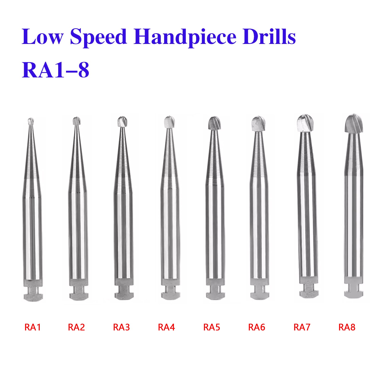 5pcs SANDENT Fresas de diamante dental para piezas de mano de alta velocidad