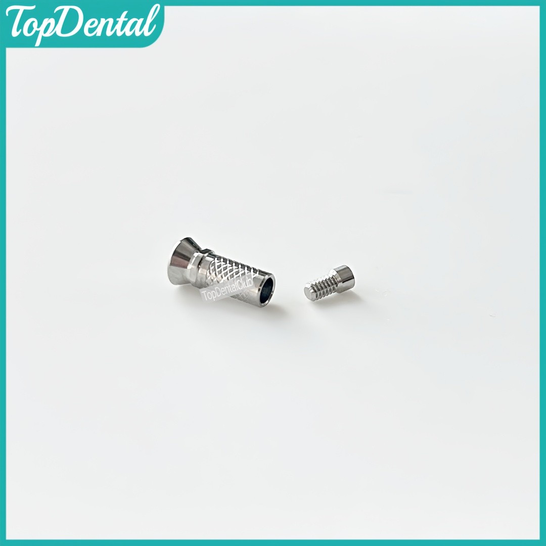 ⌀5.0 Dental Titanium Cylinder Multi Unit Temporary Abutment Screw Ti MU Fits OSS