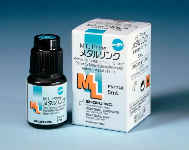SHOFU ML-PRIMER Dental for Bond ing Metal to Resin 5ml Pack II Free Ship