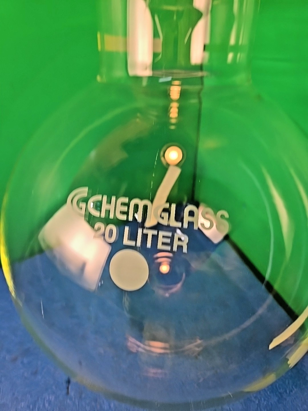 Chemglass 20L Rotavapor Evaporating Drying Flask Large Scale 150 mm Flange 430mm