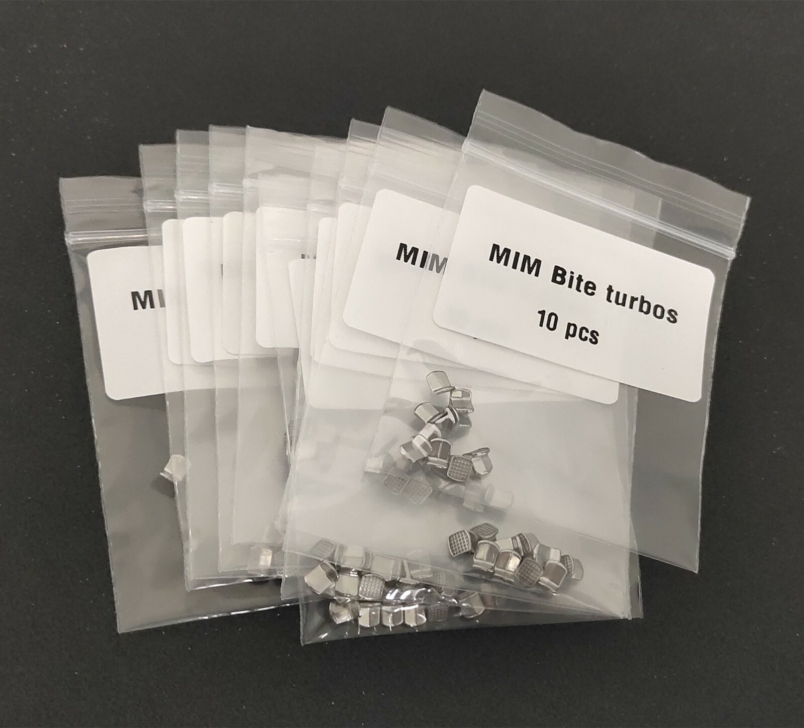 100 Pieces Bite Bulider Turbos Mesh Base Deep Bite Teeth Corection Orthodontics