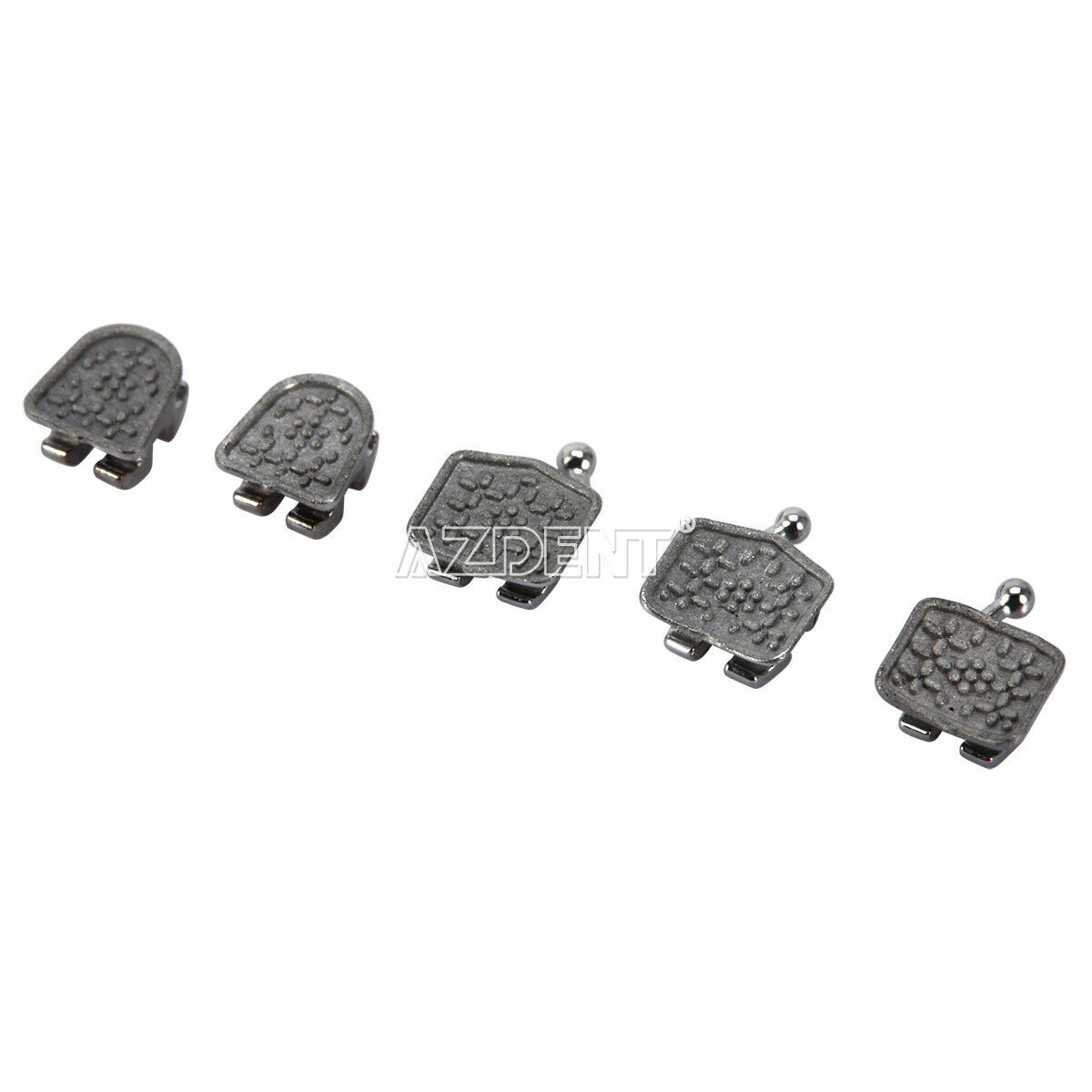 AZDENT Orthodontic Bracket Dental MIM Monoblock Braces Mini Roth.022 345 Hooks