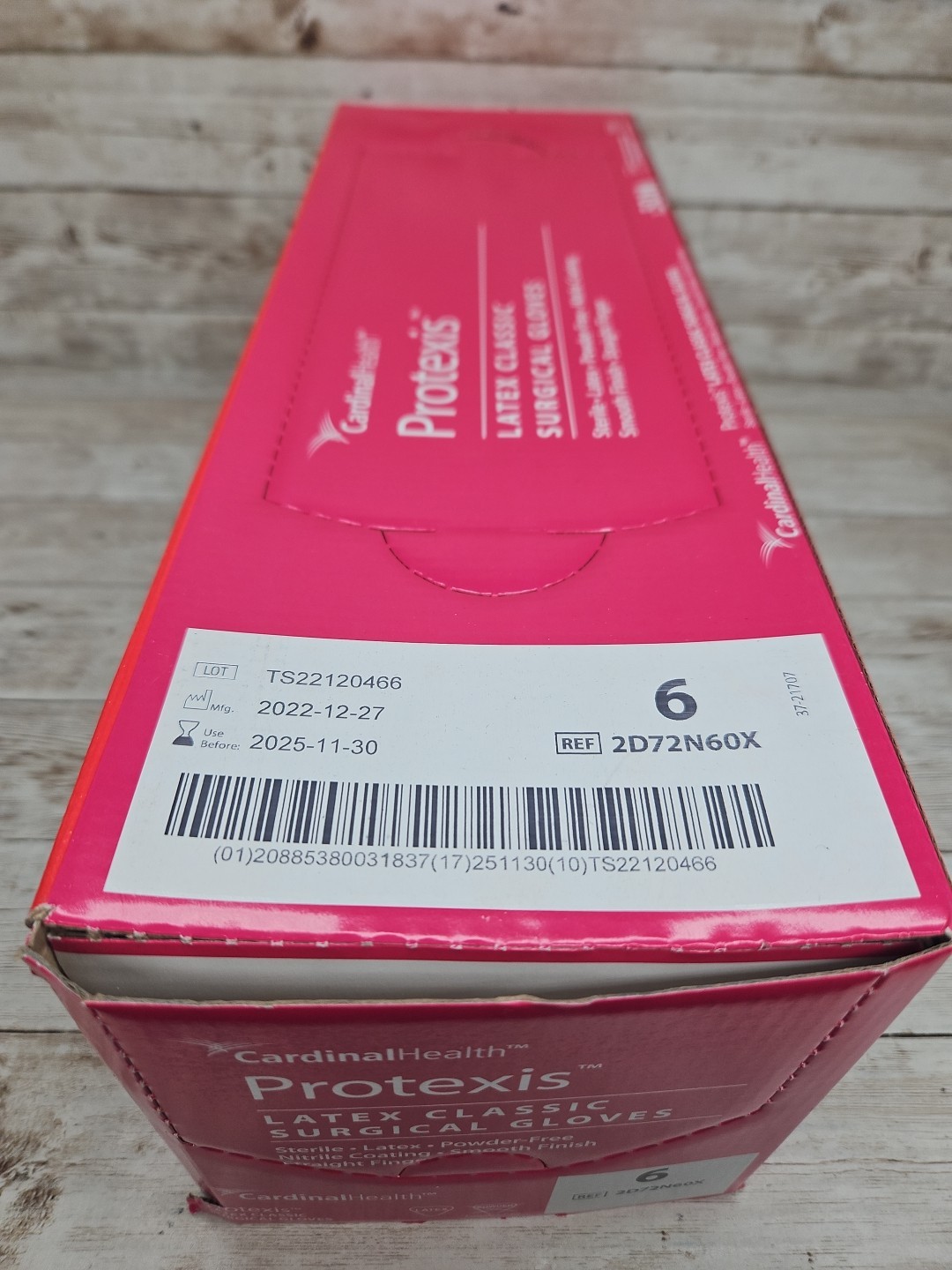 Protexis Latex Classic Surgical Gloves Cardinal *1 Box* Size: 6 *See Date*11-25